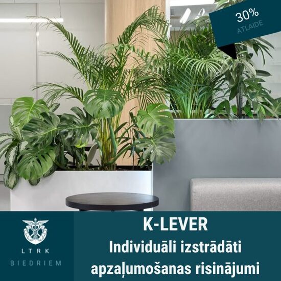 30% atlaide telpaugu kopšanas pakalpojumam pirmajā mēnesī
