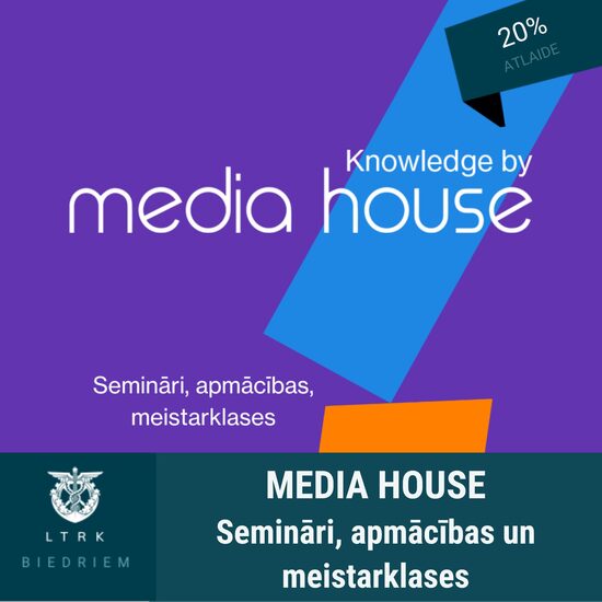 20% atlaide semināriem un individuālājām apmācībām