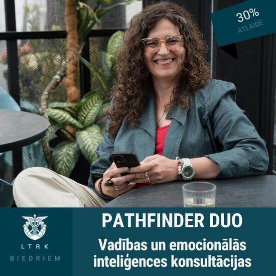 30% atlaide uzņēmumu vadības un emocionālās inteliģences konsultācijām