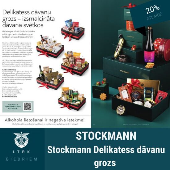 20% atlaide Stockmann Delikatess dāvanu grozam