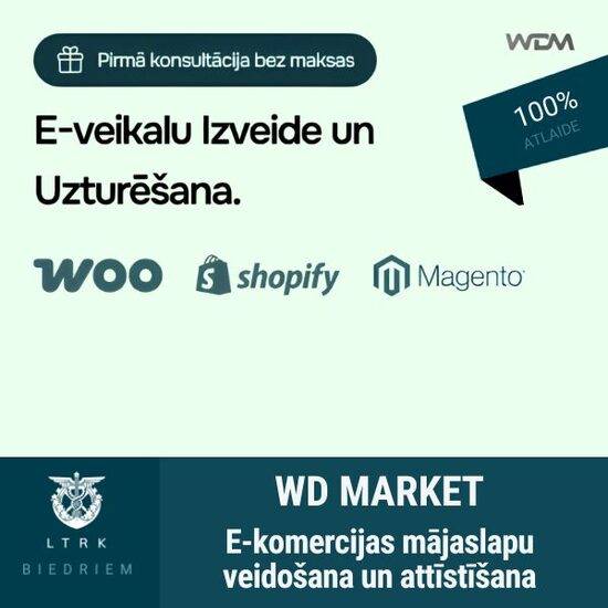 Bezmaksas pirmā konsultācija e-komercijas mājaslapu veidošanā un attīstībā