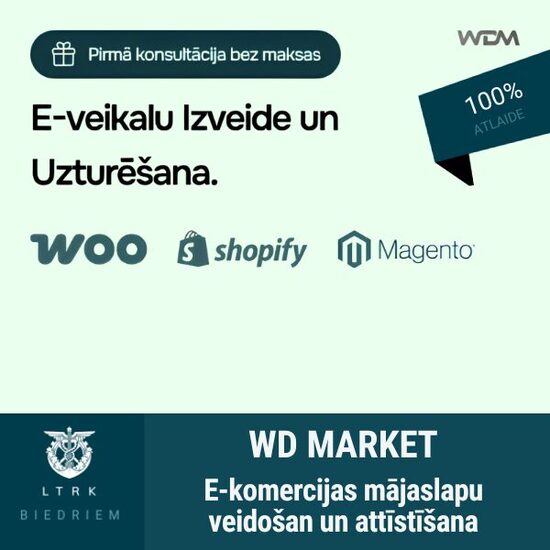 Bezmaksas pirmā konsultācija e-komercijas mājaslapu veidošanā un attīstībā