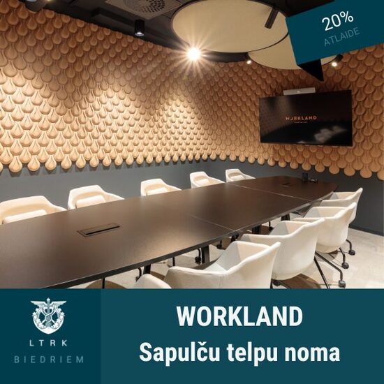 20% atlaide sapulču telpu noma