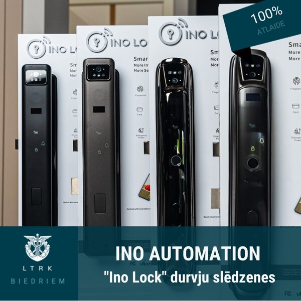 Bezmaksas piegāde "Ino Lock" durvju slēdzenēm