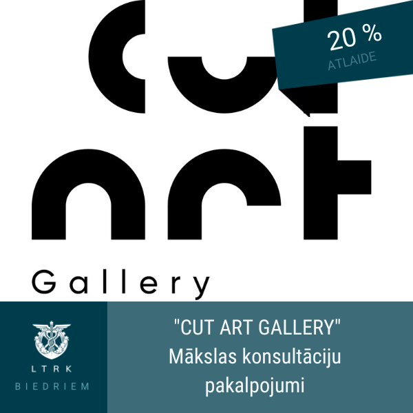 20% atlaide mākslas konsultāciju pakalpojumiem (kolekcionāriem un māksliniekiem)