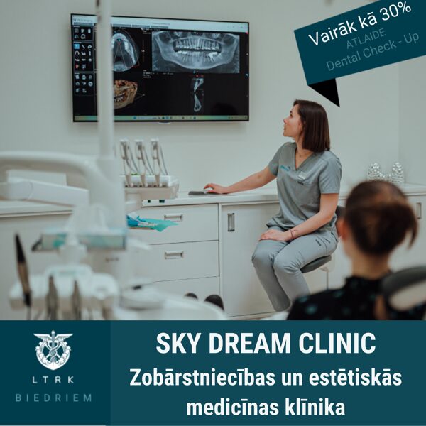 Dental Check-Up detalizētā zobu pārbaude tagad par īpašu cenu: 94.90 EUR (standarta centa 144.90 EUR) 